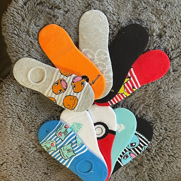 Pokemon Accessories - BUNDLE POKÉMON SOCKS NWOT